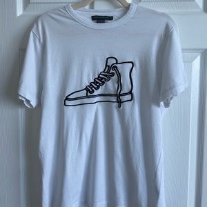 French connection white tshirt